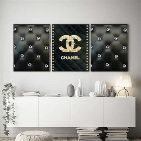 chanel inspired wall art.